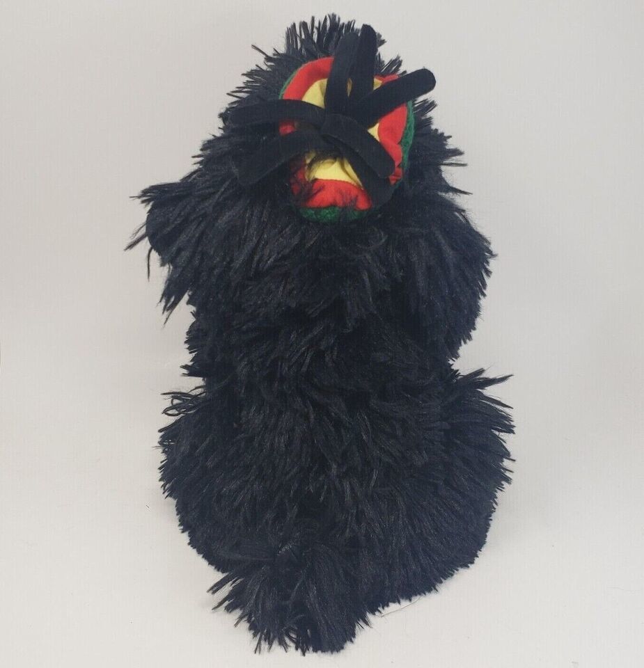 DISNEY STORE RASTA DOG SANTA PAWS BLACK PUPPY CHRISTMAS STUFFED ANIMAL PLUSH Item image 6