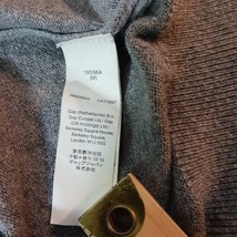 Gap Men's 1/4 Zip Long Sleeve Pullover Wool Sweatshirt Size Medium image 4