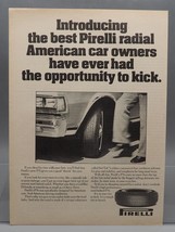 Vintage Magazine Ad Print Design Advertising Pirelli Automobile Tires - £9.73 GBP