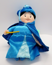 Sleeping Beauty Merryweather Plush Doll Blue X Small 8&quot; 2008 Disney Store  - $13.80