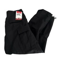 Tru-Spec Pants Mens Med/Reg BDU Black Cargo Tactical Ripstop 8 Pockets NEW - £22.38 GBP