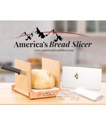 USA Made America&#39;s Bread Slicer. Foldable, Compact, Easy Storage. No Ass... - £64.28 GBP