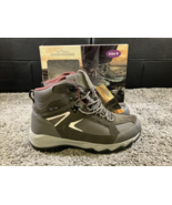 Adventuridge Hiking Boots Womens Size 8 Gray Leather Lace Up Original Bo... - £27.38 GBP