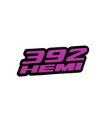 392 HEMI Car Emblems PINK - BLACK 392 Side Car Fender 3D Badges (Set of 2) - €29,09 EUR