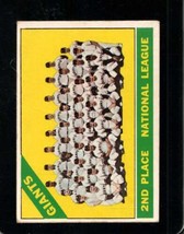 1966 Topps #19 Giants Team Vg+ Giants *X99996 - £2.92 GBP