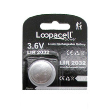 CR2032 3.6V LIR2032 Rechargeable Lithium Battery Coin - $3.99