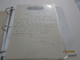 HM QUACKENBUSH JOHN LETTER 12 GUNSORDERS &amp; PERSONAL NOTES HERKIMER NY JU... - $45.00