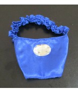 18&quot; Doll Royal Blue Purse With Rhinestone Stud 3&quot; wide x 4-1/2&quot; Long - $110.85 MXN