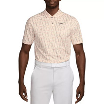 New Nike Dri-FIT XL Victory+ orange Horizon Pine Needle Print Golf Polo ... - $37.39