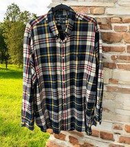 Men’s Ralph Lauren Plaid Button Down Long Sleeve Collared Blaire Shirt X... - $24.70