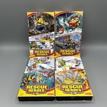 Lot of 4 Fisher-Price Rescue Heroes VHS Tapes Includes 2 Episodes Per Tape - £11.62 GBP