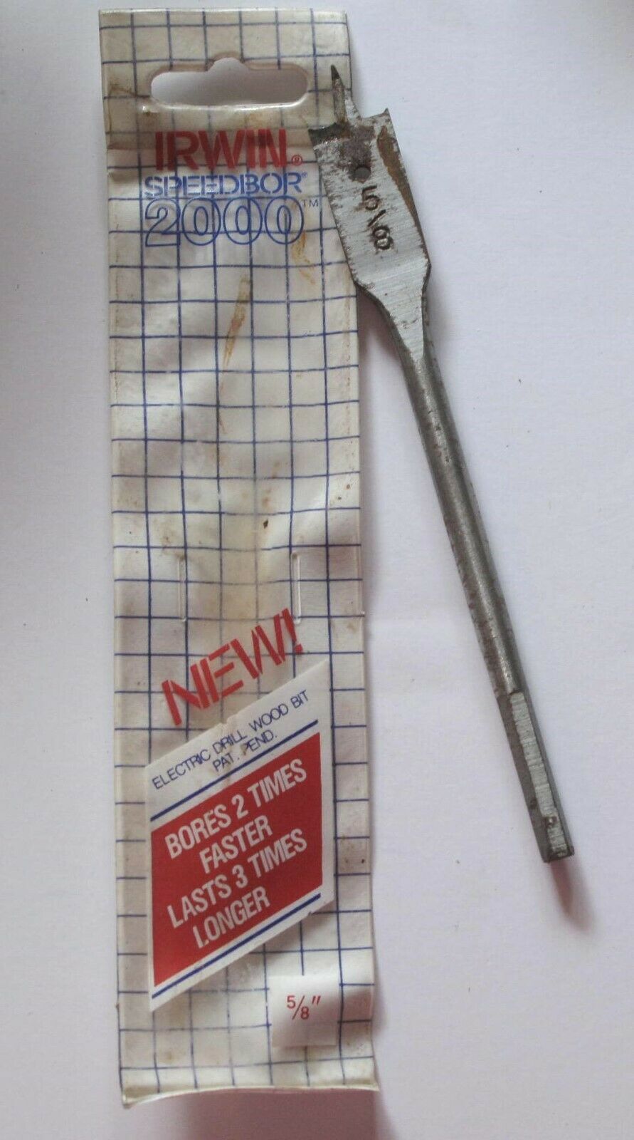 Irwin Speedbor 2000 Electric Drill Wood Bit 5/8&quot; x 6&quot; - $3.16