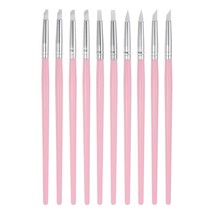 10Pcs Silicone Clay Sculpting Tool Clay Sculpting Shaper Rubber Tip Shaping Pen  - £14.42 GBP