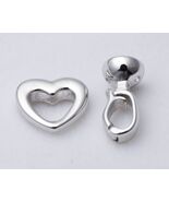 Premium Quality Love Heart Lobster Clasp Hook Connector for Necklace Fin... - $35.46 MXN+