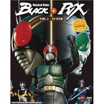 Kamen Rider Black (Black + RX) Vol 1 - 99 Juego completo de DVD con... - £27.51 GBP