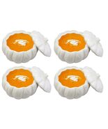 Ebros Ceramic Stoneware White Harvest Pumpkin Bowl With Lid 6&quot;Diameter X... - €67,01 EUR