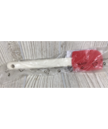 Tupperware Classic Silicone Spatula Chili Red Head White Handle,  NEW! - $18.76