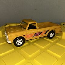 Vintage GAY TOYS plastic Pick-up Truck 12 3/4" Dodge #687 Tan Orange Mad... - $34.25