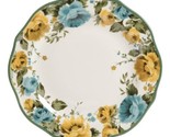 Four (4) Pioneer Woman ~ ROSE SHADOW ~ 10.25&quot; Dinner Plate ~ Stoneware - £55.85 GBP