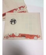 Alfa Romeo Inheritance of Excellence Brochure 1971 Alfa Romeo Spider Vel... - $10.96 CAD
