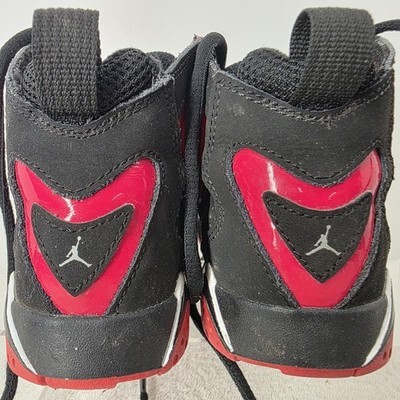Nike Air Jordan True Flight Bred Black Red Boys Youth 13C Shoes CU4933-001 Item image 12