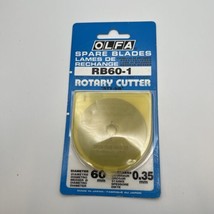 New Sealed Olfa RB60-1 60mm Rotary Cutter Tool RTY-3/G Replacement Blade RB60-1 - £7.05 GBP