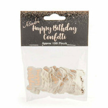 Rose Gold Confetti - Happy Birthday - £12.21 GBP