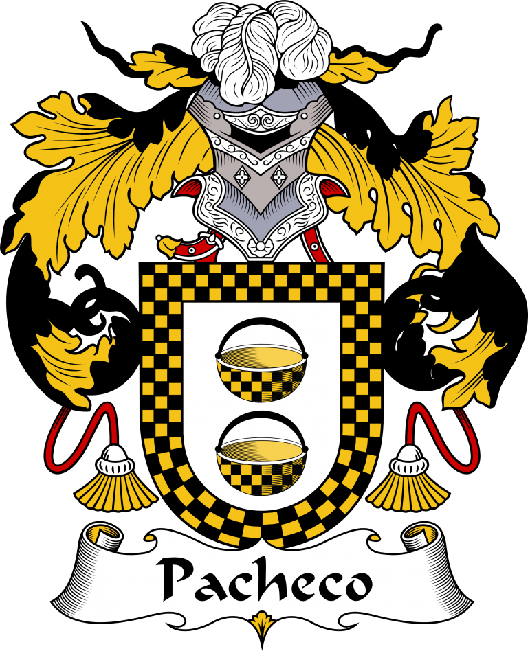 Pacheco Family Crest / Coat of Arms JPG and PDF - Instant Download - $2.90