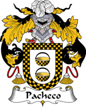 Pacheco Family Crest / Coat of Arms JPG and PDF - Instant Download - £2.27 GBP