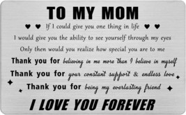 Mom Card from Daughter Son I Love My Mom Birthday Gifts for Valentine Mothers Da - £25.98 GBP