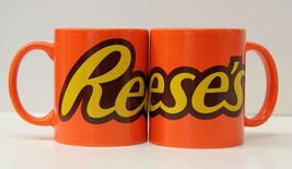 2 - Reese&#39;s Peanut Butter Coffee Cup Candy Mug Orange Yellow Brown Galerie 10 oz - $9.99