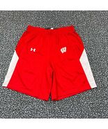 Wisconsin Badgers Athletic Shorts Men Large Under Armour Outdoor Size 30 L - $418.20 MXN