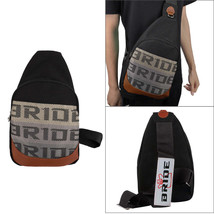 Brand New JDM BRIDE Black Backpack Molle Tactical Sling Chest Pack Shoulder Wais - £23.53 GBP