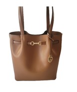 Michael Kors Carson Large NS North South Tote Handbag Luggage Leather - $187.03 CAD