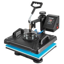 8 in 1 Heat Press Machine 12&quot;x15&quot; Digital Transfer T-shirts Mug Hat Plat... - £229.59 GBP