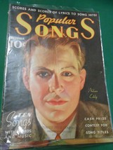 Great Vintage POPULAR SONGS Magazine Oct.1935 Cover- Nelson Eddy - £15.49 GBP