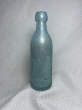 Antique City Bottling House Baltimore Aqua Glass Blob Top Soda Drink Bottle - £55.91 GBP