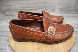 Cole Haan Shoe Mens 8.5 W Loafer Saddle Tan Brown Leather Daniels Casual Dress - £31.63 GBP