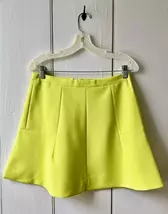 J. Crew Women’s Neon Yellow Mini Skirt M - $6.00