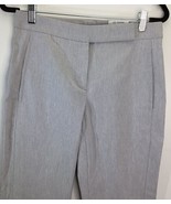 Women&#39;s Dress Pants Gray Flat-Front Trouser-Leg Stretch ALFANI Size 0 - $16.79