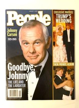 People Magazine February 7, 2005 Johnny Carson Donald Trump &amp; Melania Wedding - £9.39 GBP