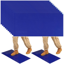 300 Pieces Sticky Tacky Adhesive Mat 18&quot; X 36&quot; Blue, Case of 10 Mats, 30 Sheets - £49.49 GBP