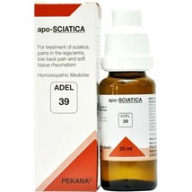 ADEL 39 Homoeopathic apo-SCIATICA Drop For Pain in The Legs/ Arms Low Back Pain - £13.64 GBP