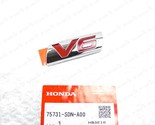 Genuine OEM Honda 03-07 Accord 6MT Manual Coupe Sedan RED V6 Rear Emblem... - $29.70