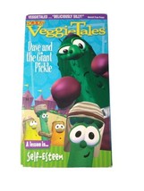 VHS Vintage VeggieTales Dave and the Giant Pickle Movie 1996 Christian C... - £8.00 GBP