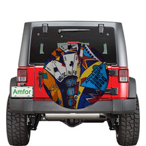Royal Flush Casino Universal Spare Tire Cover Size 30 inch For Jeep SUV  - $42.19