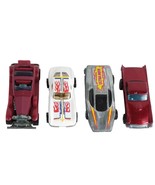 Set 4 Vtg 1970s Mattel Hot Wheels DieCast Cars Silver-Bullet, Corvette, ... - $24.19