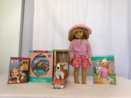 Pleasant Company American Girl Doll Kit Kittredge Blonde Hair Blue Eyes Huge Lot - £69.83 GBP