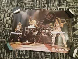 Van Halen Horizontal Full Color Live On Stage 20 1/2 X 30 1/2 Inches!! Very Rare - $37.04