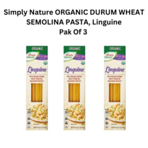 Simply Nature Organic Durum Wheat Semolina Pasta, Linguine Pak Of 3 - £7.95 GBP